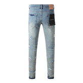 Purple Brand Jeans Pure Cotton High Street Trend